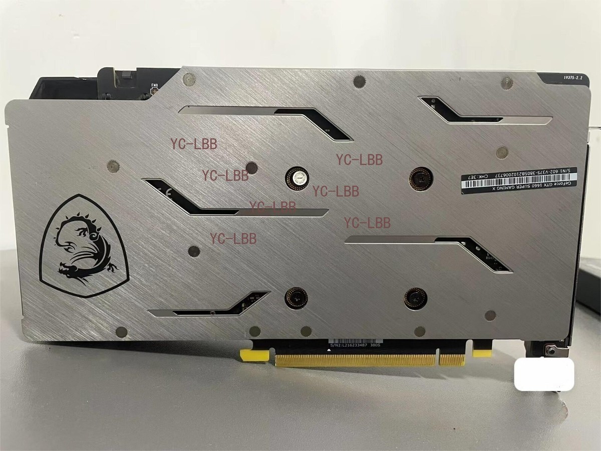MSI NVIDIA GeForce GTX 1660 Super GAMING X 6GB GDDR6 Graphics Card