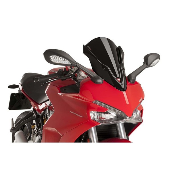 Puig Z-RACING Windschutzscheibe FUR Ducati Supersport 950/S 21-24 Schwarz-image