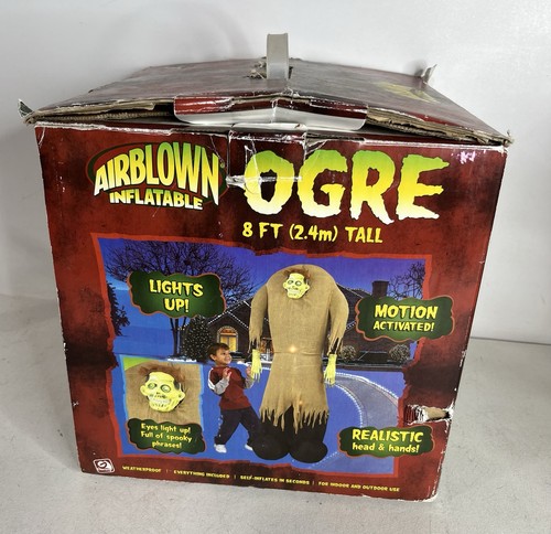 Vintage 2005 Gemmy Airblown Inflatable Ogre 8 Foot Monster Works! - Picture 19 of 19