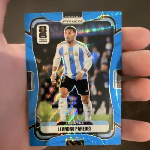 Panini Prizm FIFA World Cup 2026 Leandro Paredes Argentina #7 Blue wave /225