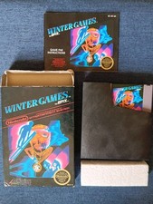 Winter Games (Acclaim, 1987) NES Game w/ Box & Manual ~ Tested & Working