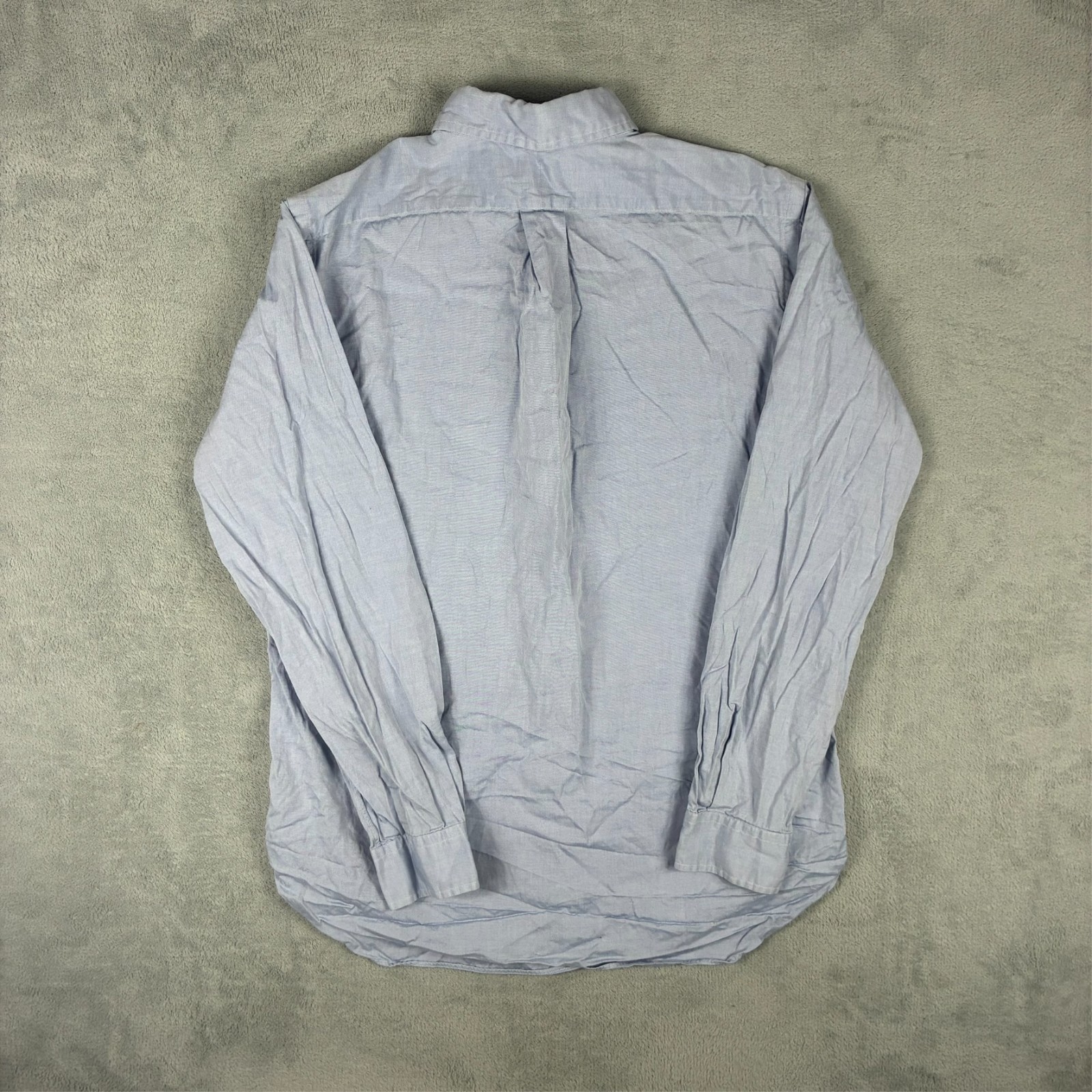 Vintage Ralph Lauren Oxford Light Blue Size 15.5" / Medium L/S Button Down Shirt image 7