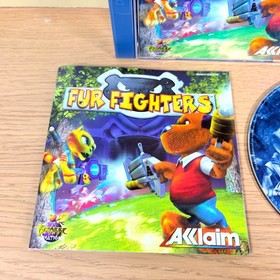Videojuego de disparos en tercera persona Fur Fighters 2000 Sega Dreamcast en caja original con manual