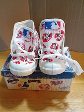 Vintage Kids Sport brand Kids Size 5 Shoes  1980s or 1090s MLB Reds