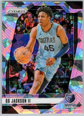 その他 L GEAR SOLID TRADING CARD GRIZZLY 25 2024-25 Panini Prizm cracked Ice Prizm #208 GG Jackson II