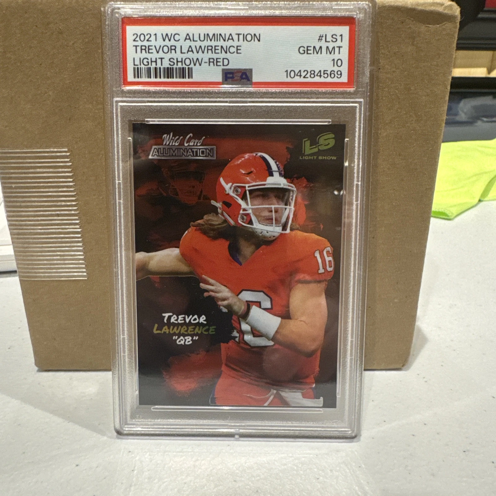 Trevor Lawrence Wild Card Alumination Light Show #LS1 Red