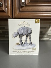 Hallmark Keepsake Star Wars Imperial AT-AT and Rebel Snowspeeder 2006 Ornament