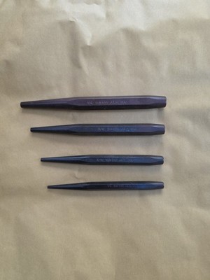 Mac Tools USA 4 x Starter Maschinenstanzer 1/8 5/32 3/16 & 1/4'' SMPSS