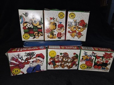 Lot Of 8 CHRISTMAS Mini Puzzles By FX Schmid New Old Stock Sealed 1980s RARE