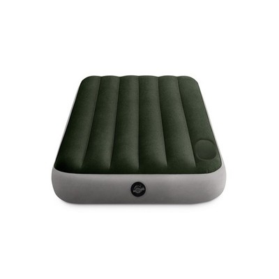 Intex 64761E Dura-Beam Standard Series Downy Airbed w/ Built-In Foot Pump, Twin