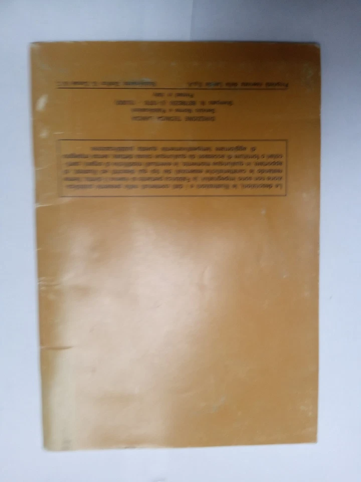 Manuale d' uso e manutenzione AUTOBIANCHI A112E e A112 ABARTH 70HP - Immagine 3 di 3