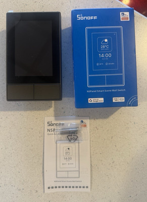 Sonoff Model:  NSPanel WiFi  Wall Light Switch Touchscreen Smart Home Control