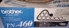 Brother TN-460 Black Toner Cartridge High Yield Genuine OEM