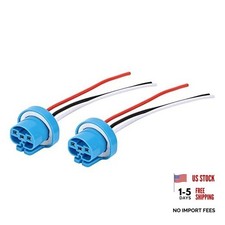 9007 Female Connector Fits 9004 HB1 HB5 Bulbs 12V-24V Universal