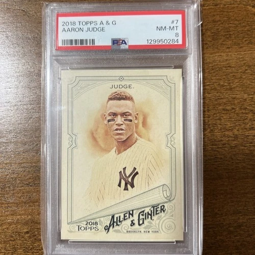 2018 Topps Allen & Ginter Aaron Judge #7 PSA 8 New York Yankees