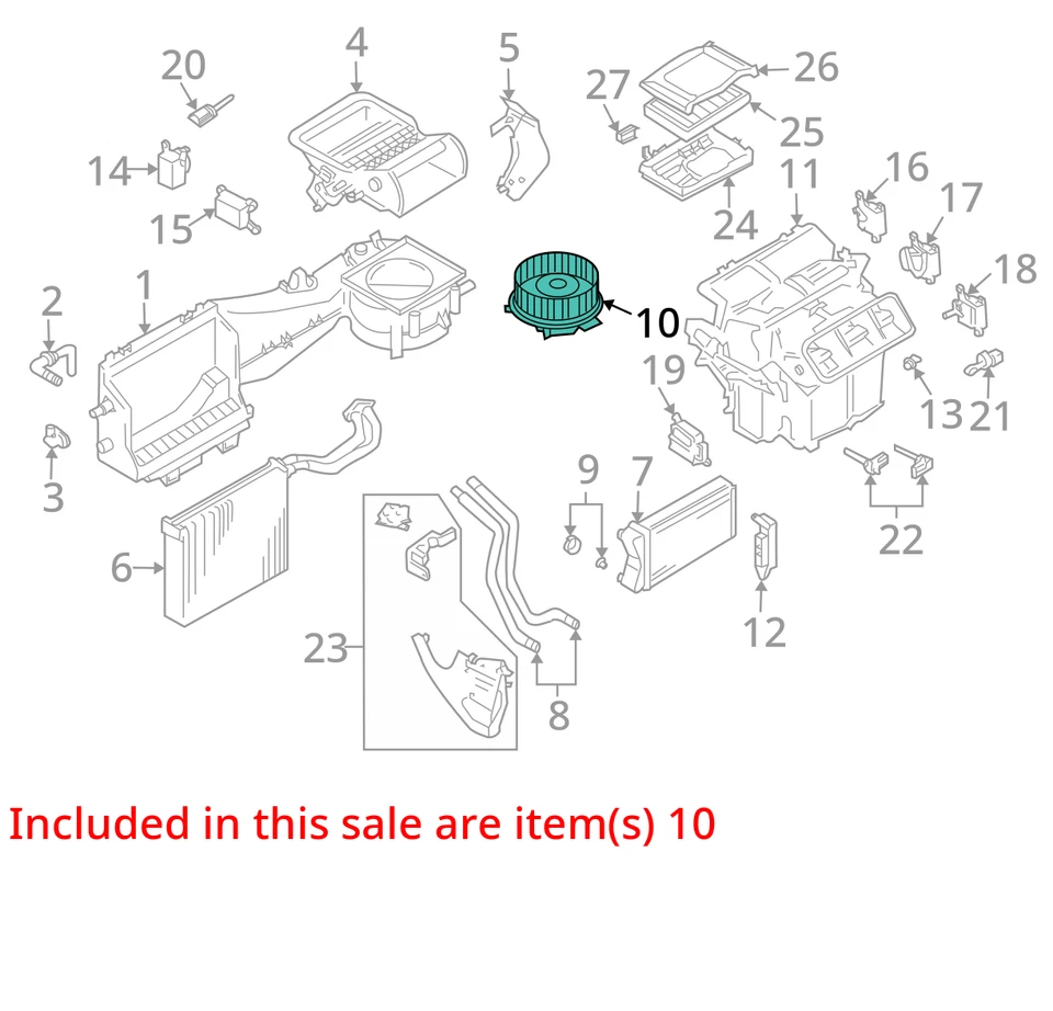 Audi A4 2004 calefacción aire acondicionado motor OEM 88 k millas - LKQ404869961 Foto 4 de 4
