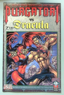Purgatori #7 ~ CHAOS! 1999 ~ AL RIO - Purgatori vs. Dracula VF/NM