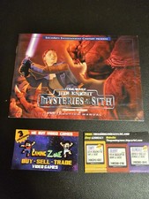 Manual Only Star Wars - Jedi Knight - Mysteries of the Sith Instruction. 1997