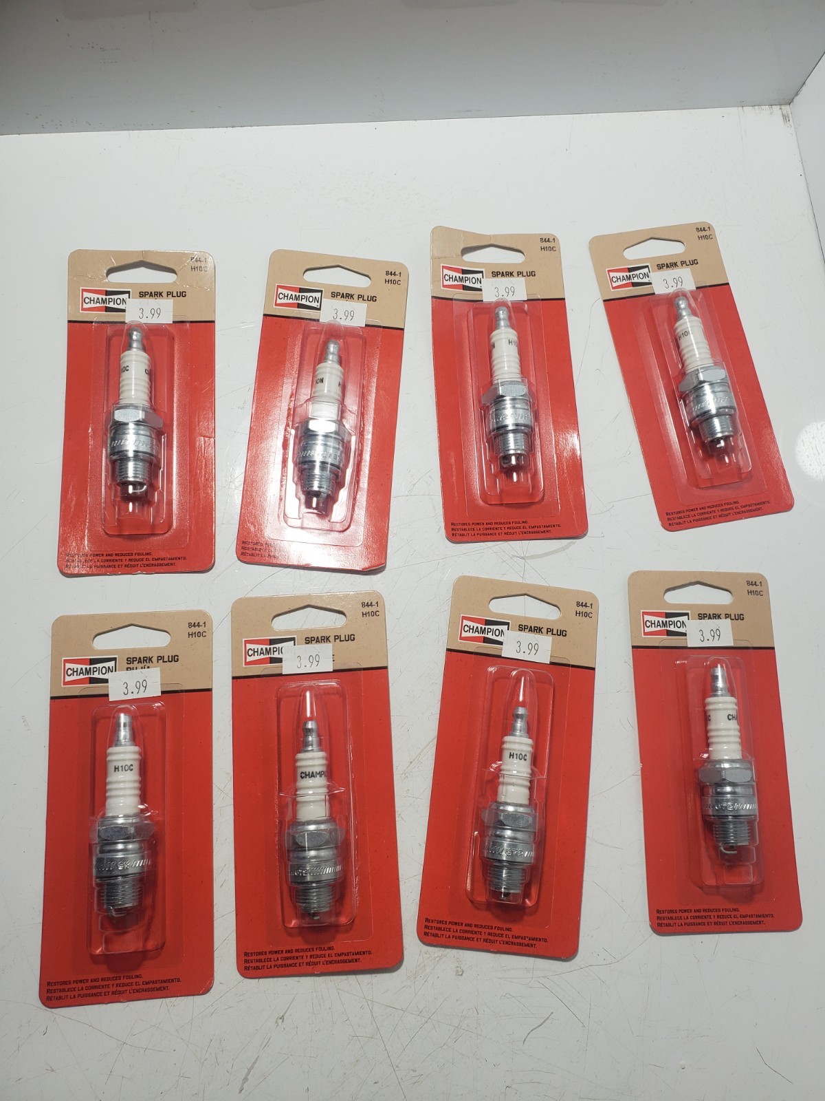 8 Champion Spark Plug H10C 844-1 NOS