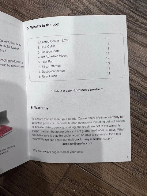 Laptop Cooler with Temperature Display, Rapid Cooling, Auto-Temp Detection. - Image 3 of 3