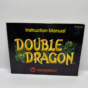 Double Dragon Nintendo Entertainment System NES Tested Working w/Manual!