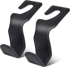 Leather Purse Hooks for Car, 2 Pack Car Purse Holder, Car Headrest Hooks Holders