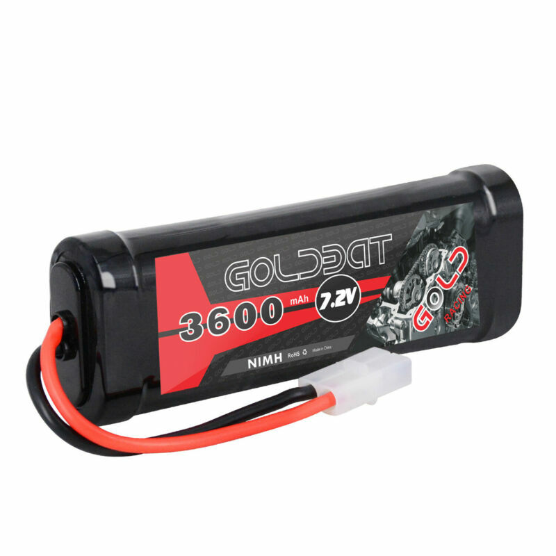3600mAh GOLDBAT 7.2V NiMH Battery with Tamiya Connector for RC Traxxas Truck