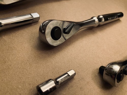 HERRAMIENTAS DE MANO CRAFTSMAN 3 piezas 1/4 3/8 1/2 PULIDO COMPLETO Llave de trinquete Extendida - Imagen 4 de 11