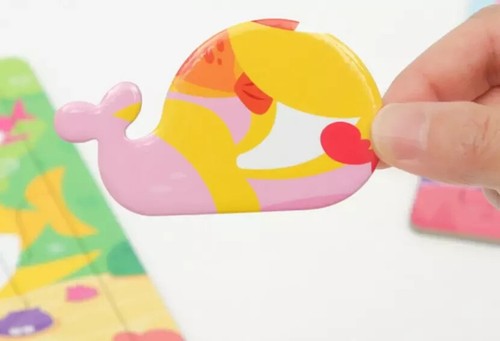 Pinkfong Baby Shark Jigsaw Puzzle 4 Set Puzzle Bag 12/18/24/35pcs Korean Edu TV - Picture 8 of 9