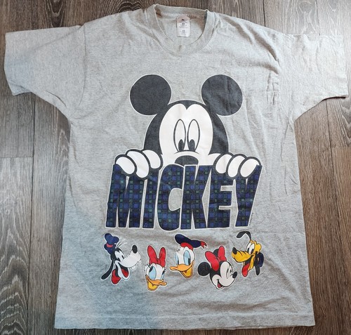 Camiseta De Colección Mickey Unlimited Jerry Leigh Gris Mickey Manga Corta Unisex Talla XL - Imagen 2 de 8