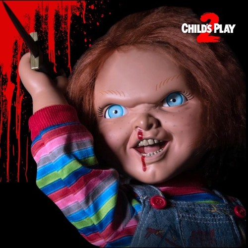 MezcoToyz/MDS-Chucky Minaccioso:Child's Play2- 38cm RARO Talking Doll,NEW,SEALED - Picture 2 of 8