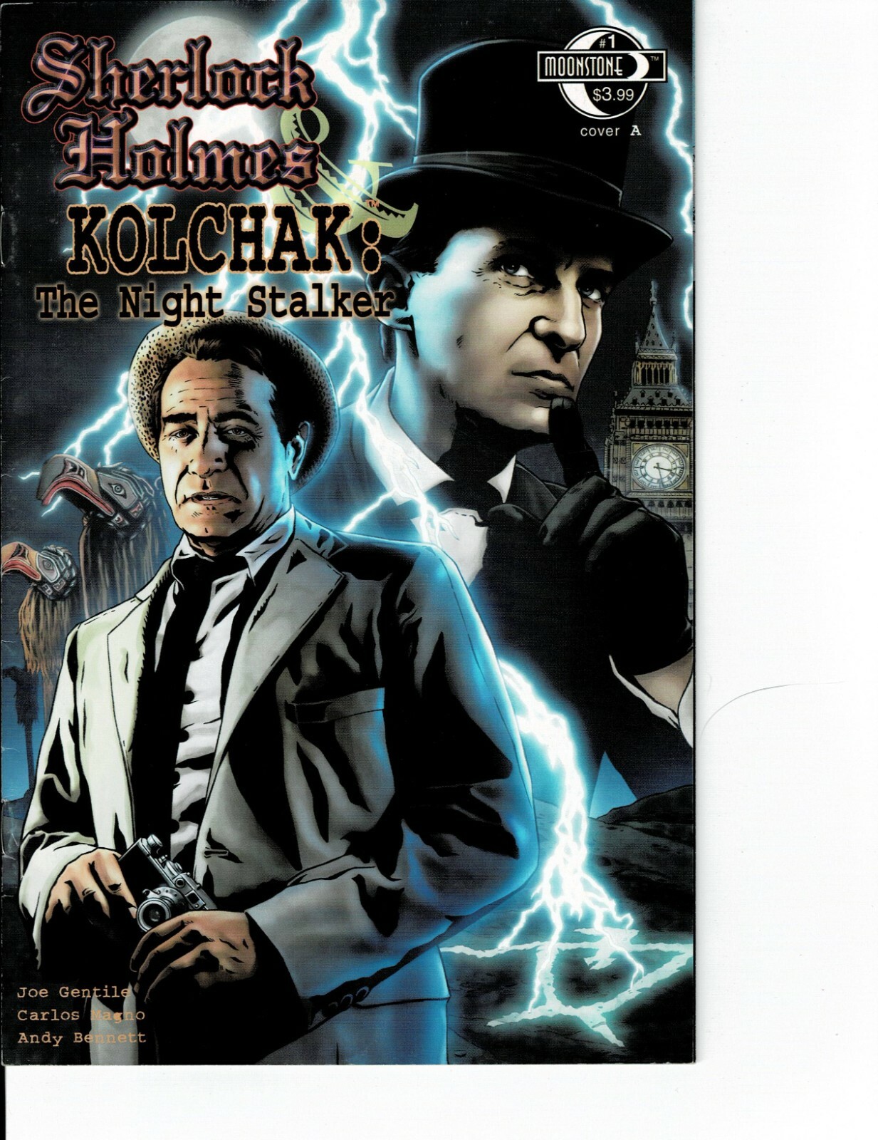 VERY RARE!!! Sherlock Holmes: Kolchak the Night Stalker #1A 2A 3A COMPLETE SET