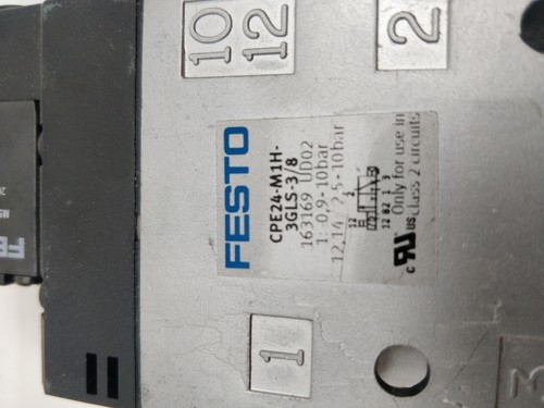 Festo 163169 CPE24-M1H-3GLS-3/8 Solenoid Valve - Bild 5 von 5