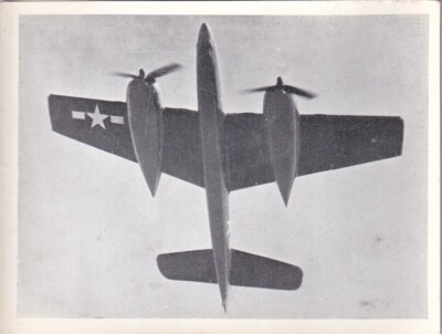 Original Flugzeug Erkennungskarte Foto 2.WK F7F Tigercat M.A.P. ref 197C