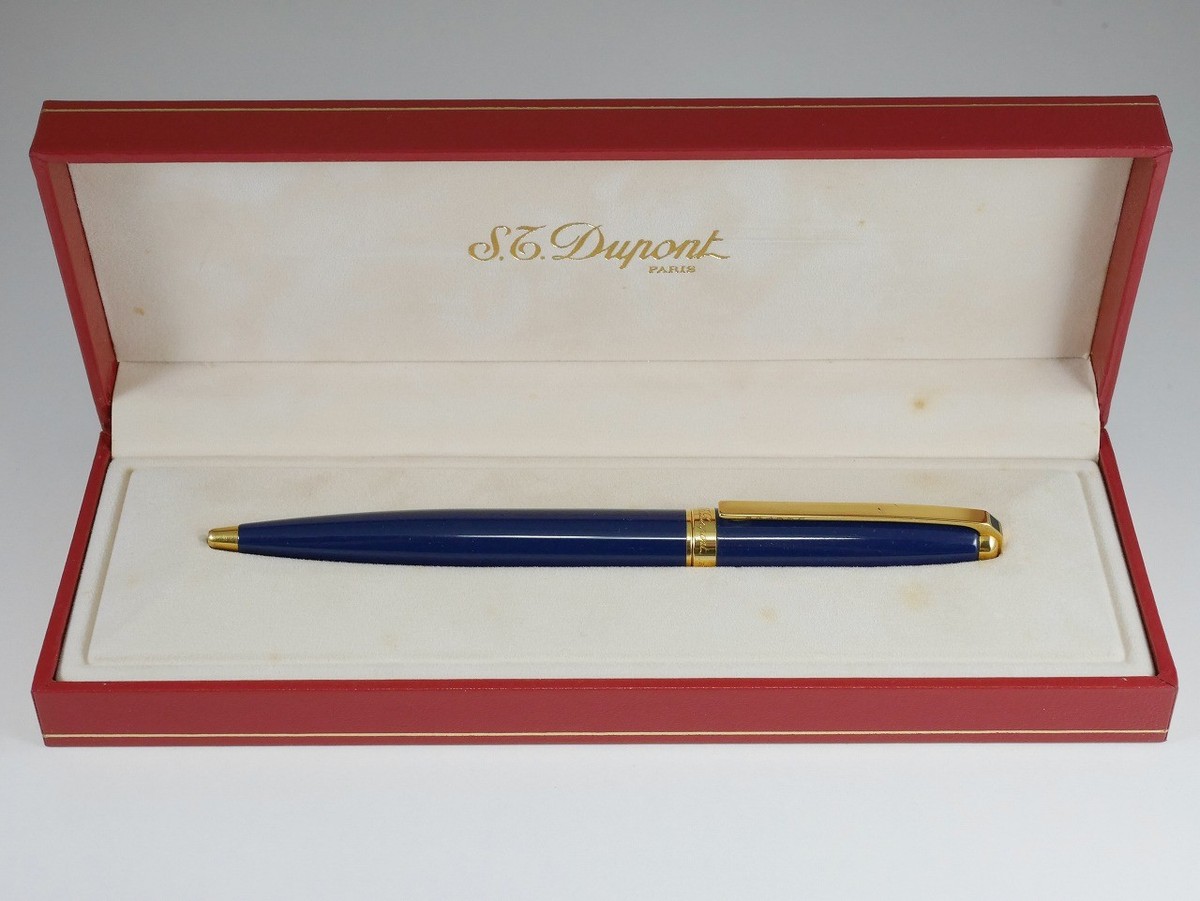 S.T. Dupont FIDELIO Blue Lacquer GT Ballpoint Pen with box