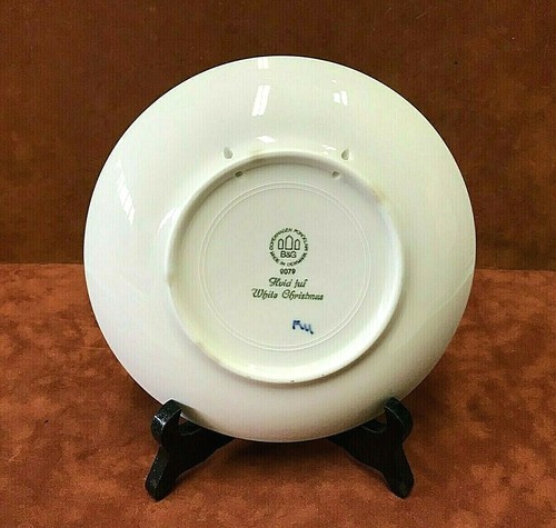 B & G Bing & Grondahl Copenhagen " WHITE CHRISTMAS " Plate 1979 ~ - Picture 2 of 3