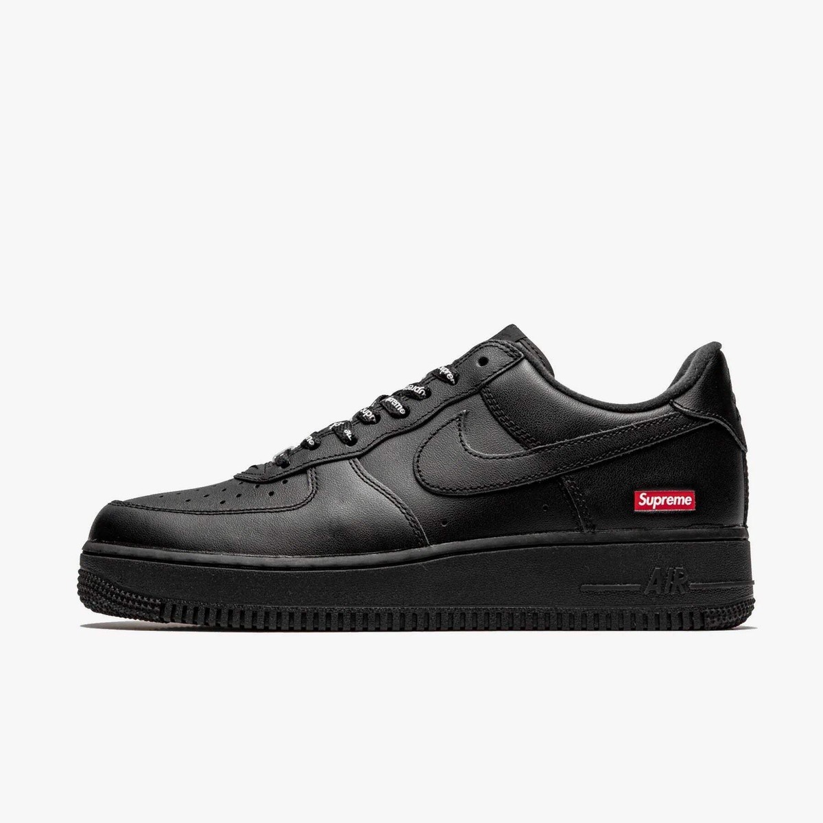 【NIKEXSUPREME】関税込★エアフォース1ローフラックスウィート Men's) Nike Air Force 1 Low SP x Supreme 'Box Logo' Black