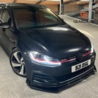 For VW Golf MK7 MK7.5 R GTD GTI TSI TDI Front Splitter Spoiler Lip Kit 2013-20