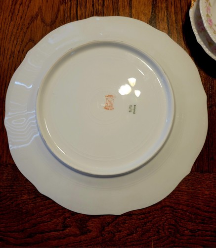 Elite Limoges Pink Gold Gilt 33 Pc Set Dinner Plate Tea Pot Cup Saucer Beaded! - Picture 23 of 24