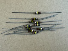 Lot of 10 NOS IRC 100k ohm 10 1/2 watt 1/2W Carbon Comp Resistors TEST GOOD Qt