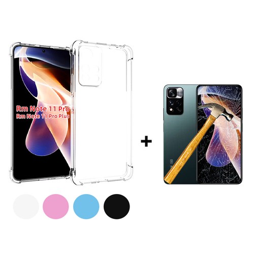 FUNDA XIAOMI REDMI NOTE 11 PRO 5G TPU SILICONA ANTIGOLPES REFORZADA + CRISTAL