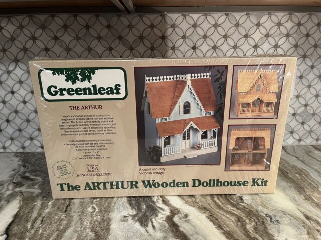 Greenleaf The Arthur Wood Dollhouse Kit #8012 Victorian Cottage VTG NOS Wooden