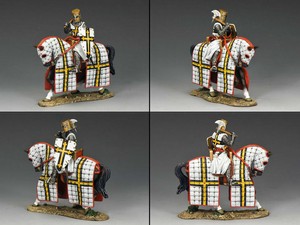 KING-amp-COUNTRY-MEDIEVAL-KNIGHTS-amp-SARACENS-MK106-MOUNTED-TEUTONIC-KNIGHT