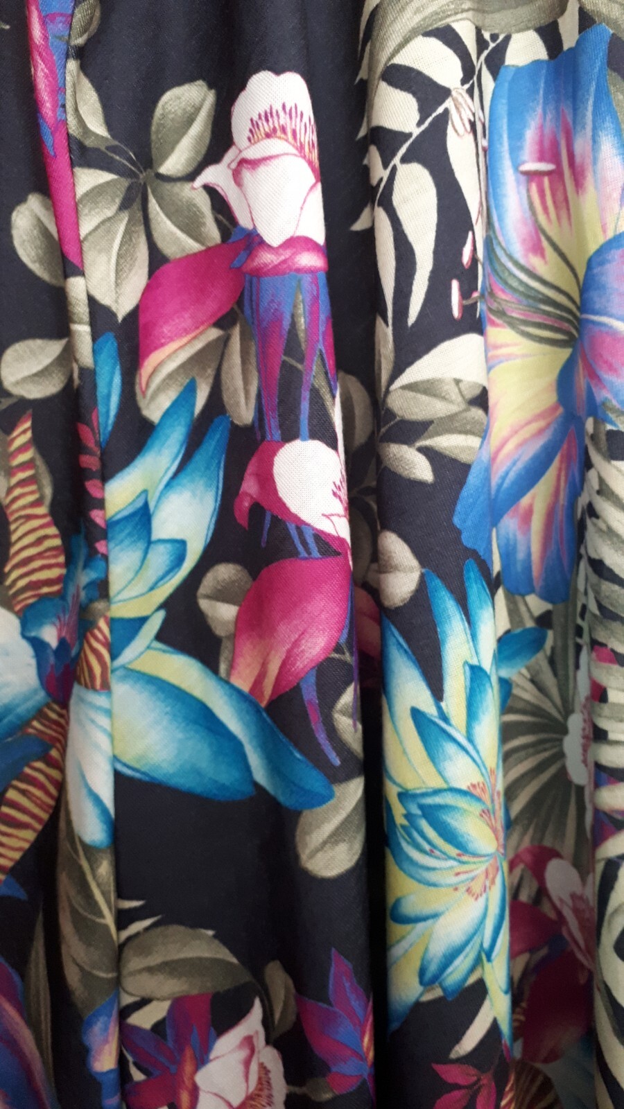 Tropical print hippie boho festival swing top mini beach dress 16-18 BNWOT image 3