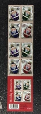 2004USA #3883-3686b 37c Holiday Ornaments - Booklet of 20 #S1111 christmas santa