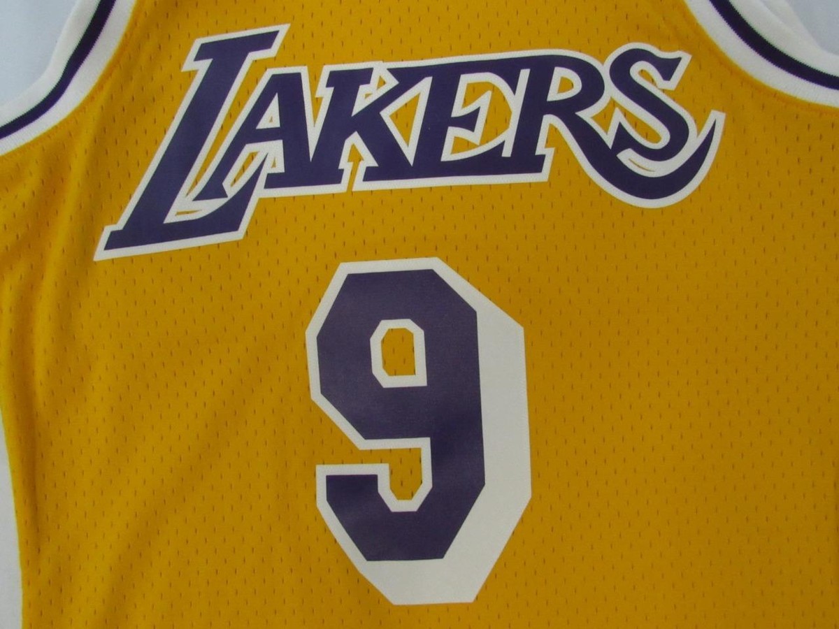 New 1996-97 Nick Van Exel #9 Lakers Mens Mitchell & Ness Swingman