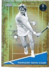2021 Topps Chrome Tennis MARGARET SMITH COURT #80 CLAY COURT REFRACTOR