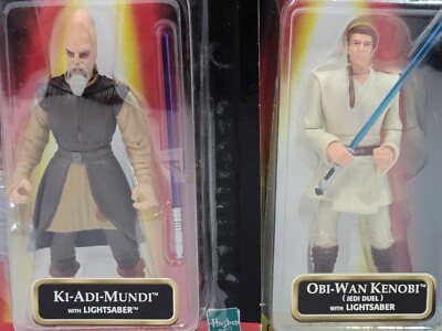 KI-ADI-MUNDI & OBI-WAN KENOBI LOT- Star Wars Episode I 1998 POTF *NEW* *SEALED*