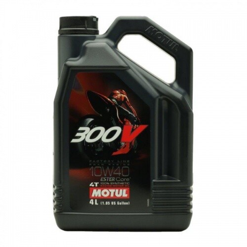 Motul 300V Factory Line Road Racing Ester Core 10W-40 4T Motorrad MotoröL 4L-image