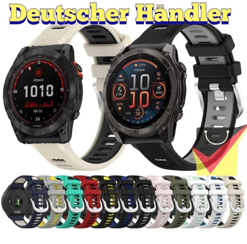 Click Fit Armband für Garmin Fenix 8 43mm / 7S / 6S / 5S / Plus Band Strap 20mm - 第 1/33 張圖片
